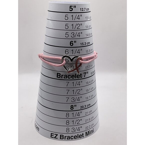 Pink Breast Cancer Awarness Band Bracelet - Picture 3 of 3